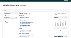 Desktop Screenshot of moodle.gym-karvina.cz